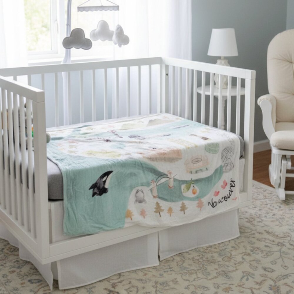 Loulou Lollipop Vancouver Soft Baby Swaddle Blanket Muslin Wrap‎ Traditional